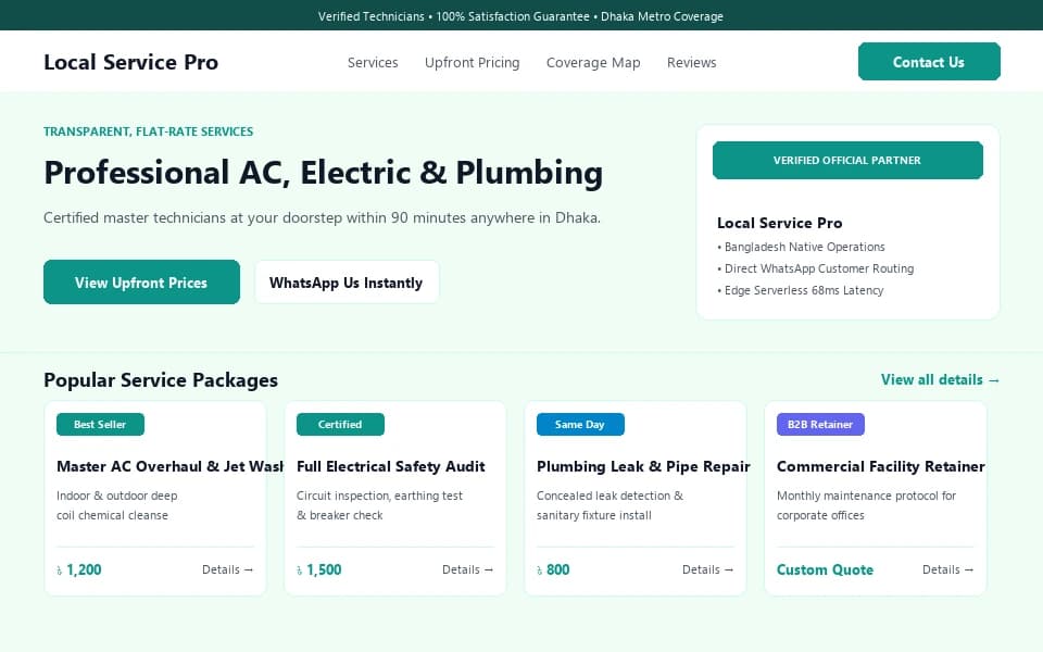 Local Service Pro preview